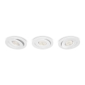 Philips - SETTI 3x LED Himmennettävä upotettava valo/4,5W/230V