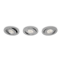 Philips - SETTI 3x LED Himmennettävä upotettava valo/4,5W/230V