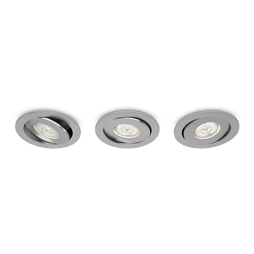 Philips - SETTI 3x LED Himmennettävä upotettava valo/4,5W/230V
