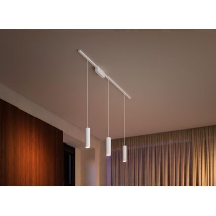 Philips - SETTI 3x LED RGB  Himmennettävä kattokruunu johdossa kiskojärjestelmään Hue PERIFO LED RGB/15,6W/230V 2000-6500K