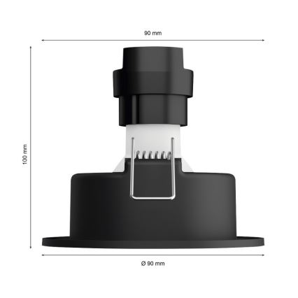 Philips -  SETTI 3x LED RGB Himmennettävä upotettava valo Hue CENTURA 1xGU10/5,7W/230V 2000-6500K