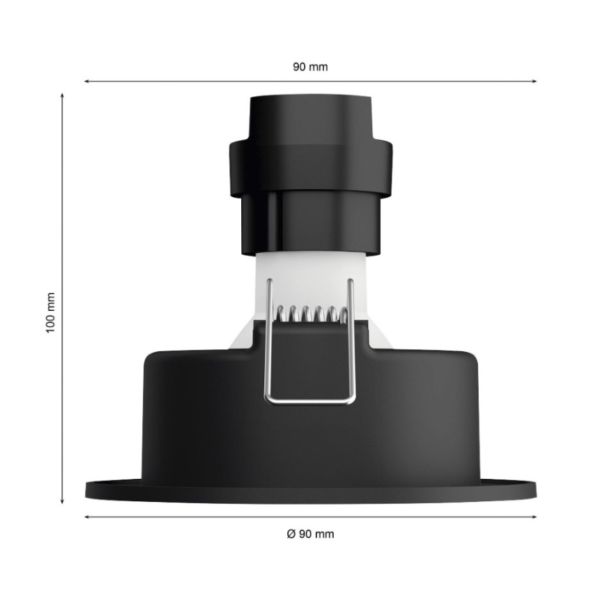 Philips -  SETTI 3x LED RGB Himmennettävä upotettava valo Hue CENTURA 1xGU10/5,7W/230V 2000-6500K