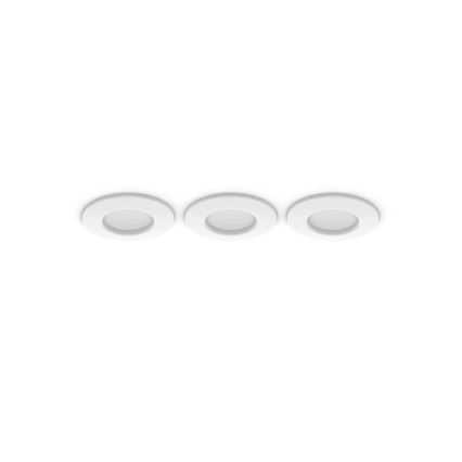 Philips - SETTI 3x LED RGBW Himmennettävä kylpyhuoneen kattovalaisin Hue SLIM LED/8,3W/230V IP44 2000-6500K