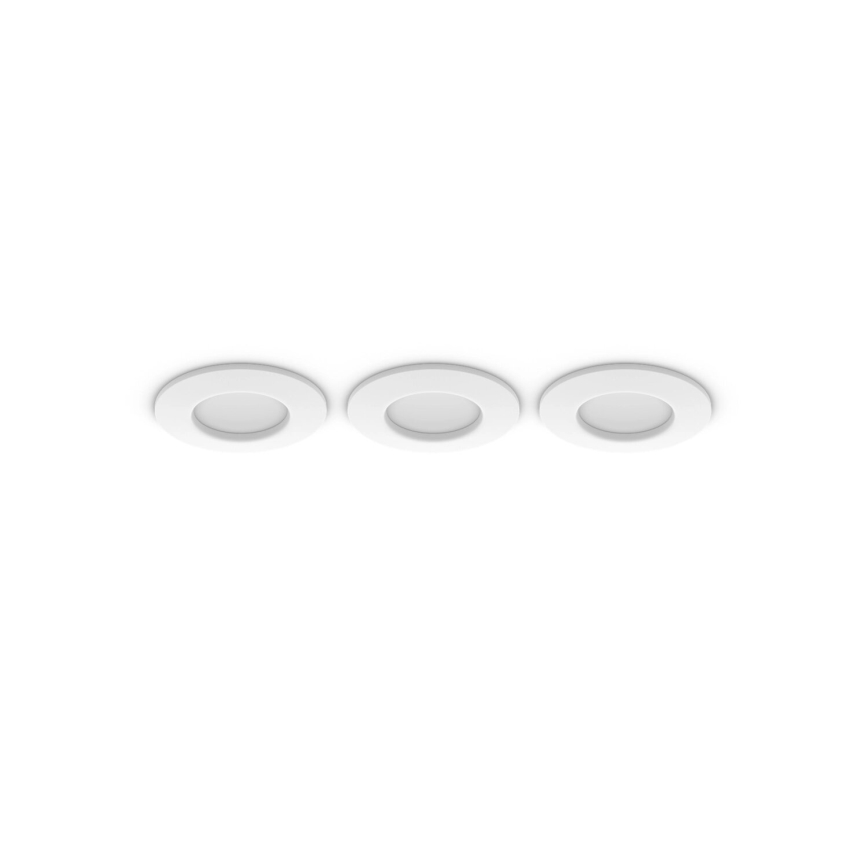 Philips - SETTI 3x LED RGBW Himmennettävä kylpyhuoneen kattovalaisin Hue SLIM LED/8,3W/230V IP44 2000-6500K