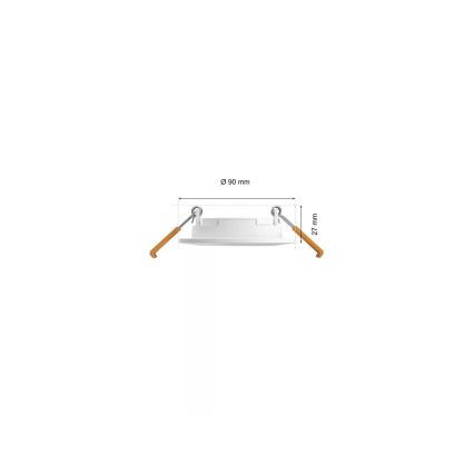 Philips - SETTI 3x LED RGBW Himmennettävä kylpyhuoneen kattovalaisin Hue SLIM LED/8,3W/230V IP44 2000-6500K