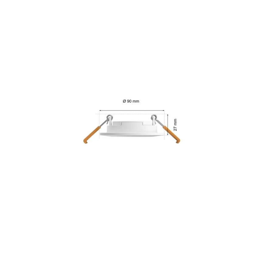 Philips - SETTI 3x LED RGBW Himmennettävä kylpyhuoneen kattovalaisin Hue SLIM LED/8,3W/230V IP44 2000-6500K