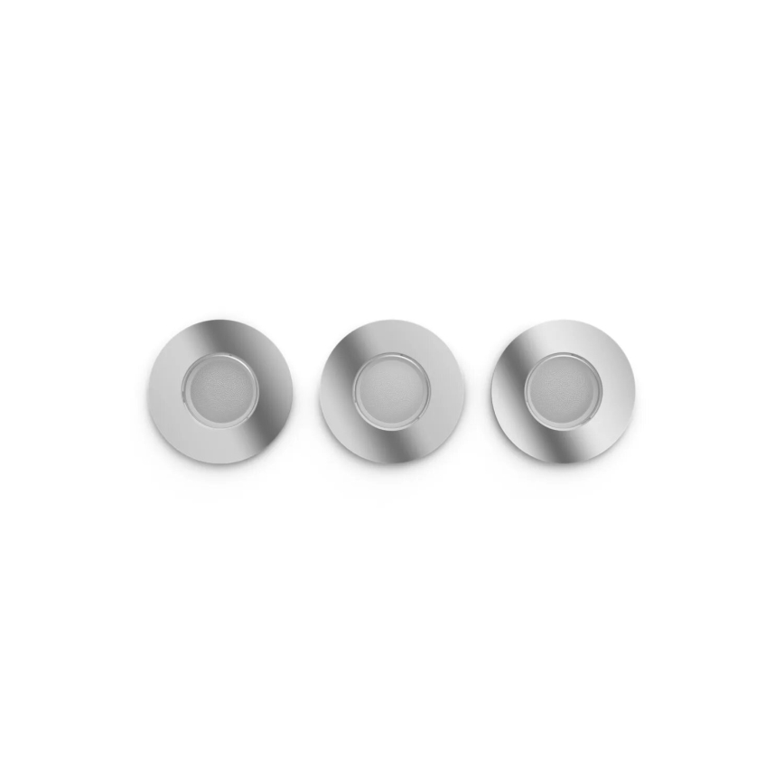 Philips - SETTI 3x LED RGBW Himmennettävä kylpyhuoneen kattovalaisin Hue XAMENTO 1xGU10/4,2W/230V IP44 2000-6500K