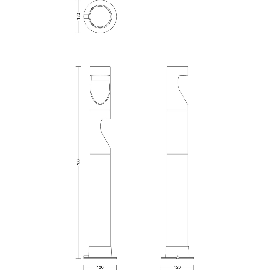 Philips - SETTI 3x LED-ulkolamppu GARDENLINK DESI LED/1,5W/230V 2700K IP44