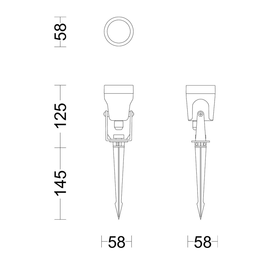 Philips - SETTI 3x LED-ulkovalo GARDENLINK REUEL LED/1,5W/230V 2700K IP44