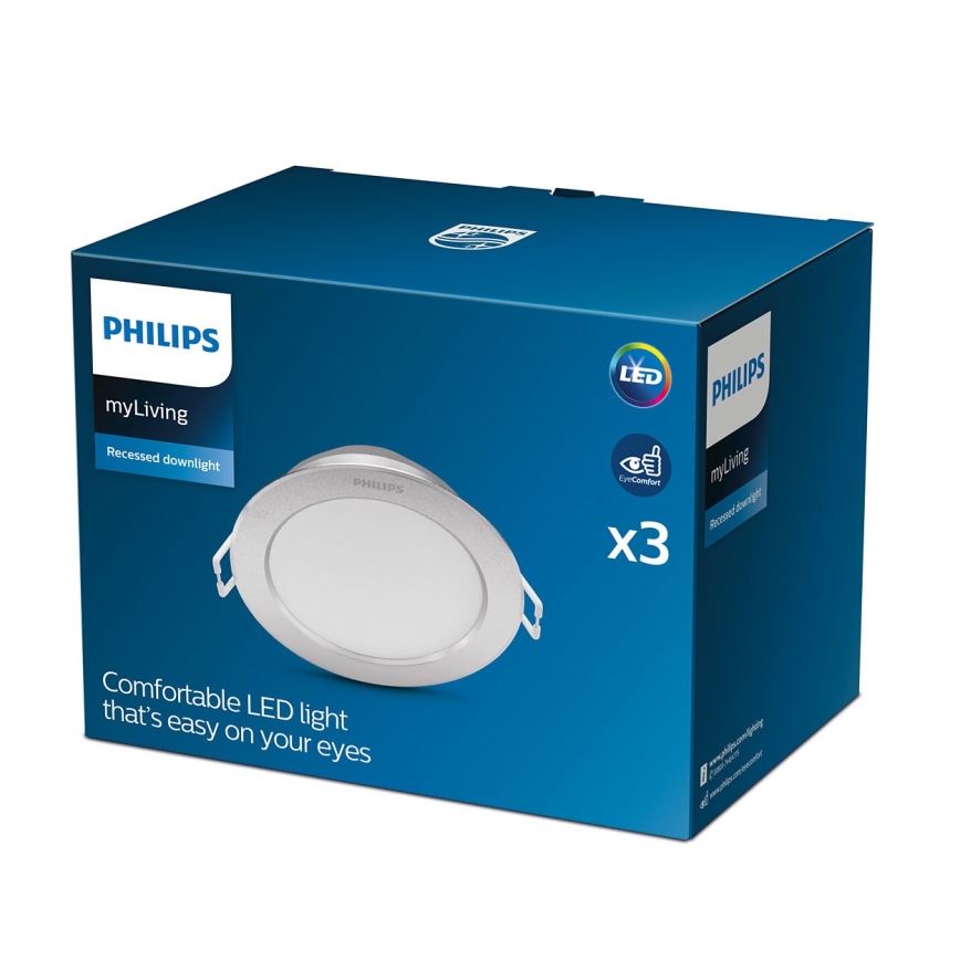 Philips - SETTI 3x LED upotettava valo LED/3,5W/230V 2700K