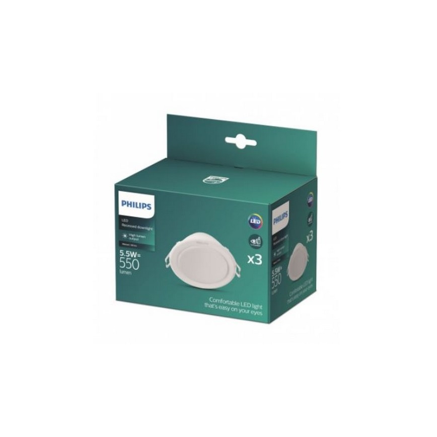 Philips - SETTI 3x LED upotettava valo LED/5,5W/230V