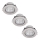 Philips - SETTI 3x Upotettava LED-kattovalaisin TARAGON LED/4,5W/230V 2700K