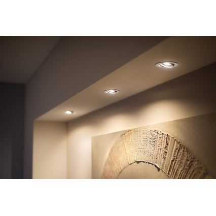 Philips - SETTI 3x Himmennettävä riippuva LED-kattovalaisin Hue MILLISKIN 1xGU10/4,2W/230 2200-6500K