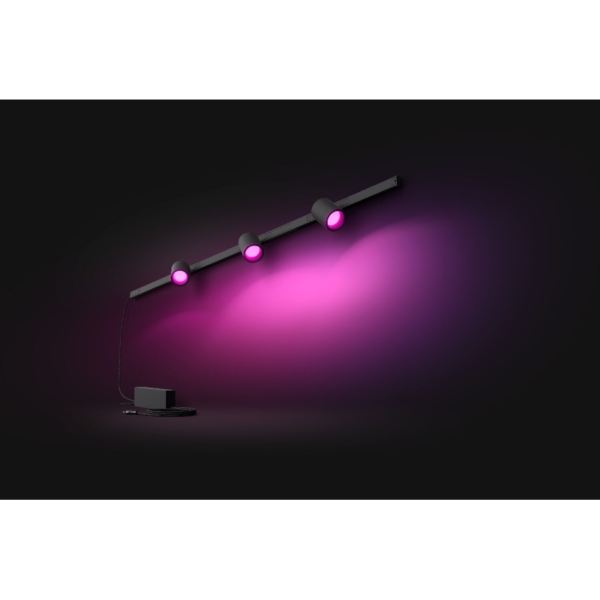 Philips - SETTI 3x LED RGB Himmennettävä valo kiskojärjestelmään Hue PERIFO LED RGB/15,6W/230V 2000-6500K