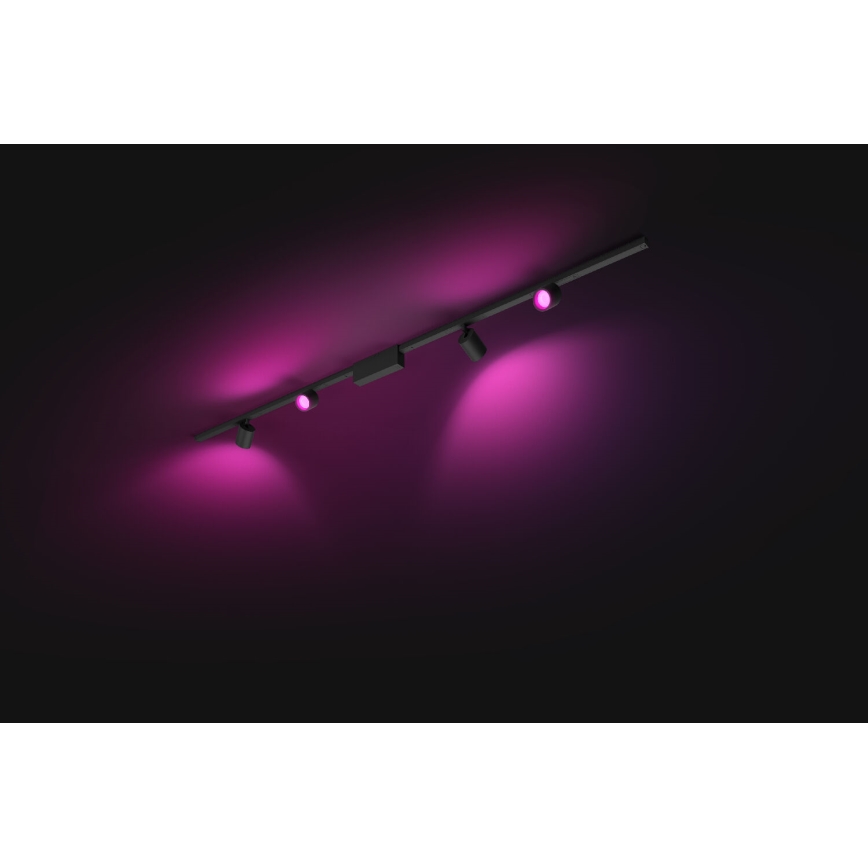 Philips  - SETTI 4xLED RGB Himmennettävä kohdevalo kiskojärjestelmään Hue PERIFO LED/20,8W/230V 2000-6500K