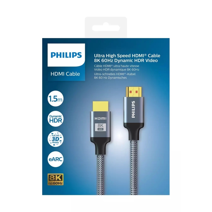 Philips SWV9115/10 - HDMI kaapeli 1,5m harmaa