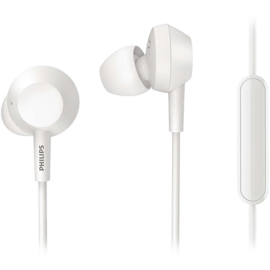 Philips TAE4105WT/00 - Kuulokkeet mikrofonilla JACK 3,5 mm valkoinen