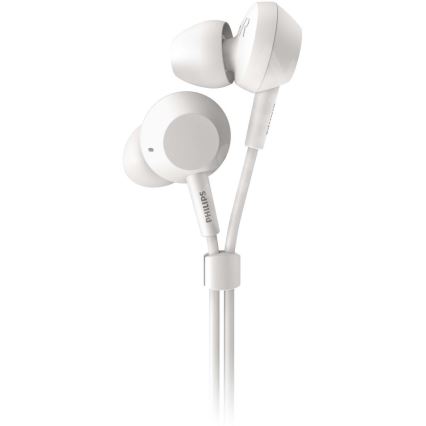 Philips TAE4105WT/00 - Kuulokkeet mikrofonilla JACK 3,5 mm valkoinen