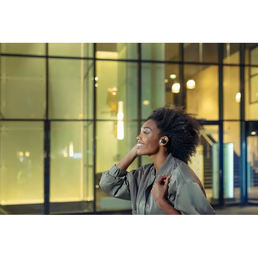 Philips TAT8505BK/00 - Langattomat kuulokkeet IPX4 2x 55 mAh + 560 mAh musta