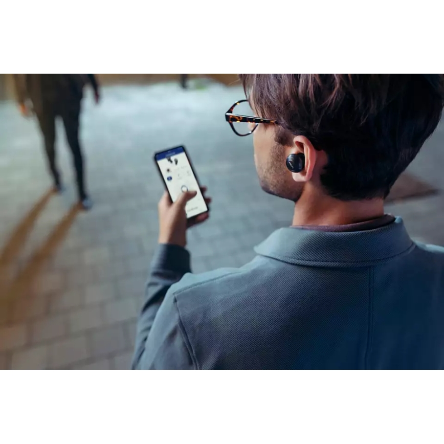 Philips TAT8505BK/00 - Langattomat kuulokkeet IPX4 2x 55 mAh + 560 mAh musta
