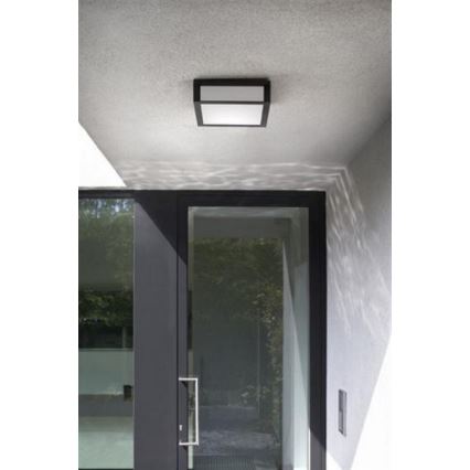 Philips - Ulkokattovalo SKIES 2xE27/14W/230V IP44 antrasiitti