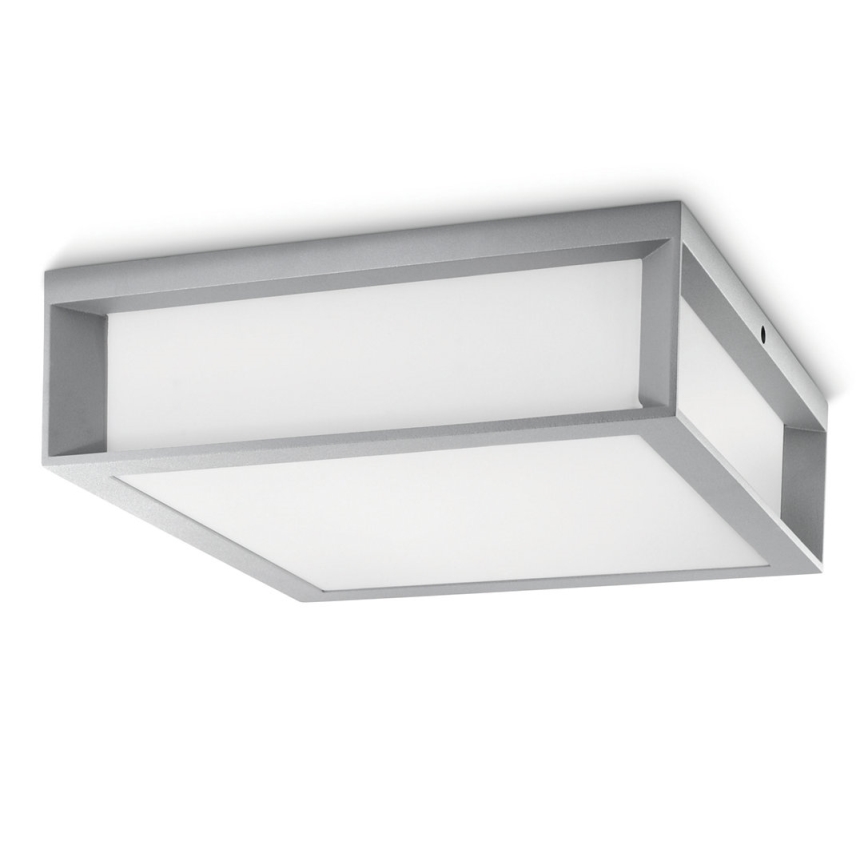 Philips - Ulkokattovalo 2xE27/14W/230V IP44 harmaa