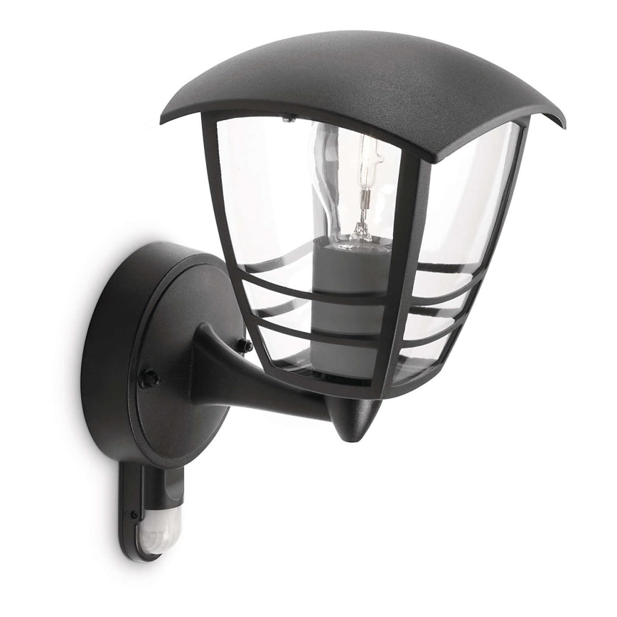 Philips - Ulkoseinävalaisin anturilla 1xE27/60W IP44