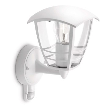 Philips - Ulkoseinävalaisin anturilla 1xE27/60W IP44