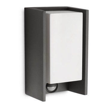 Philips - Ulkoseinävalaisin anturilla BRIDGE 1xE27/15W/230V IP44