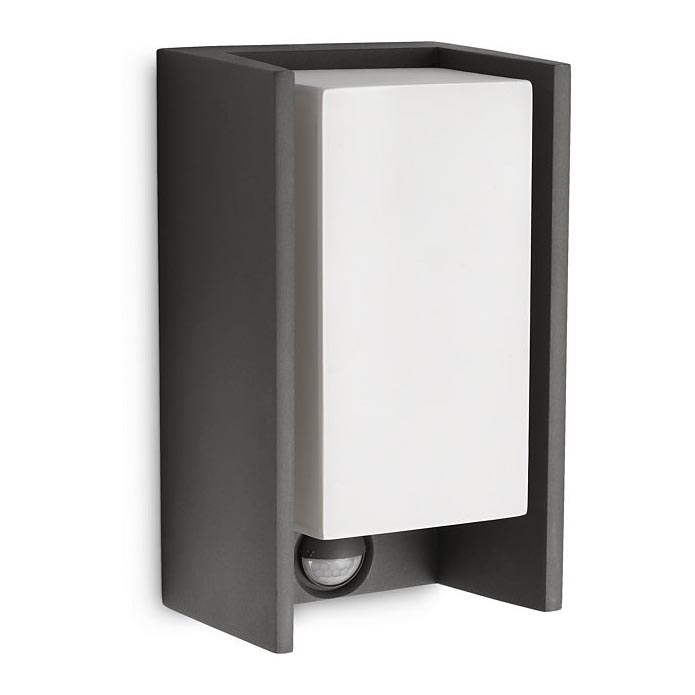 Philips - Ulkoseinävalaisin anturilla BRIDGE 1xE27/15W/230V IP44