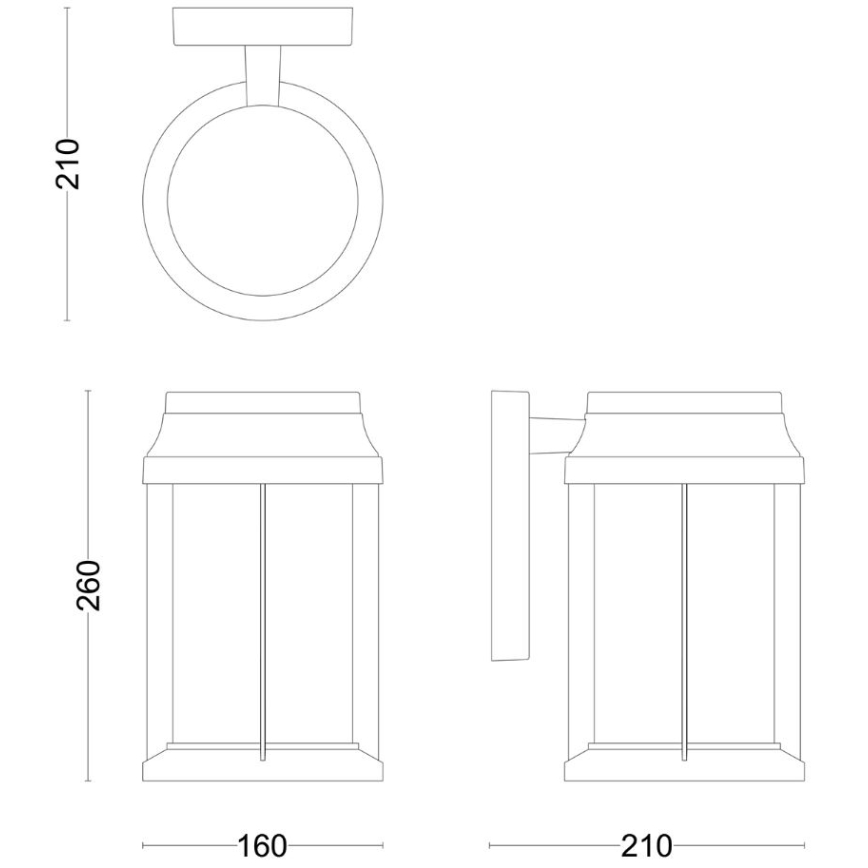 Philips - Ulkoseinävalaisin BELLINI 1xE27/25W/230V IP44