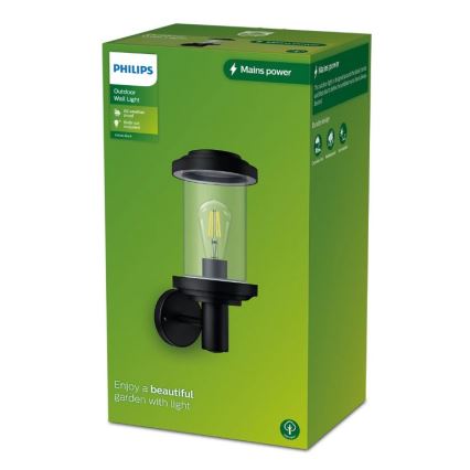 Philips - Ulkoseinävalaisin LISTRA 1xE27/25W/230V IP44
