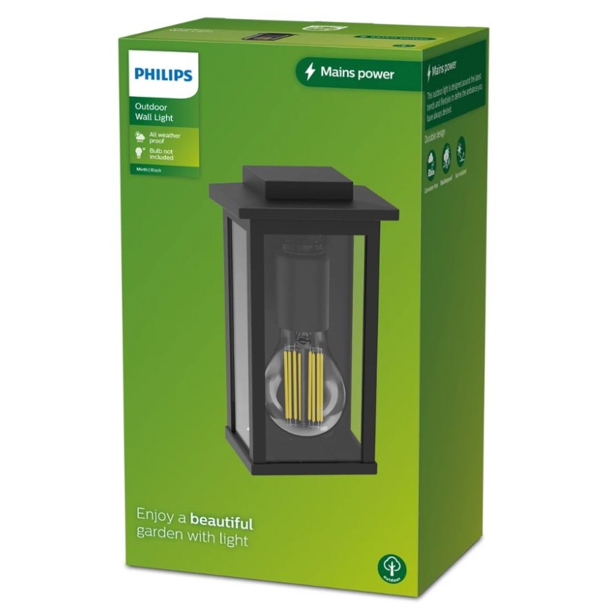 Philips - Ulkoseinävalaisin MIRTH 1xE27/25W/230V IP44