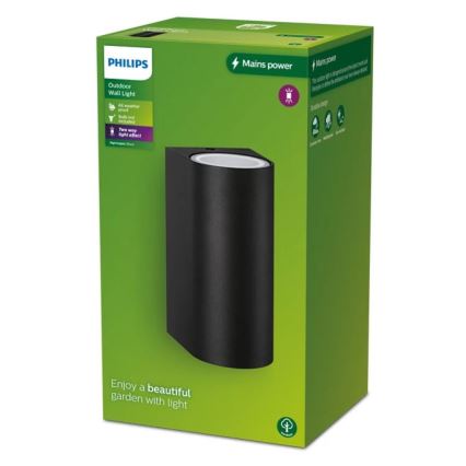 Philips - Ulkoseinävalaisin NIGHTINGALE 2xGU10/35W/230V IP44