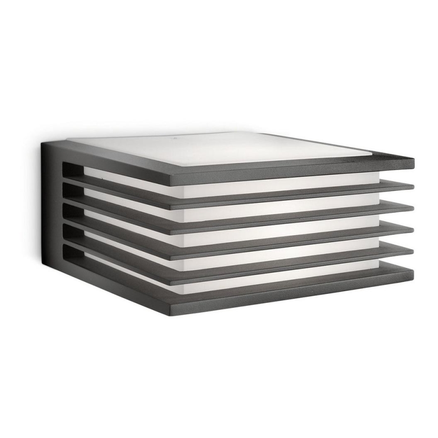 Philips - Ulkoseinävalo 1xE27/15W/230V IP44 antrasiitti