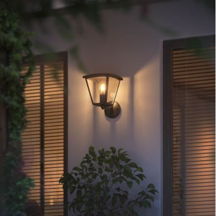 Philips - Himmennettävä ulkoseinävalo Hue INARA 1xE27/7W/230V Wi-Fi IP44