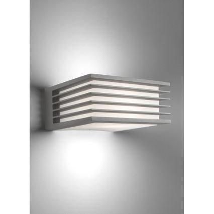 Philips - Ulkoseinävalo SHADES 1xE27/15W/230V IP44 harmaa