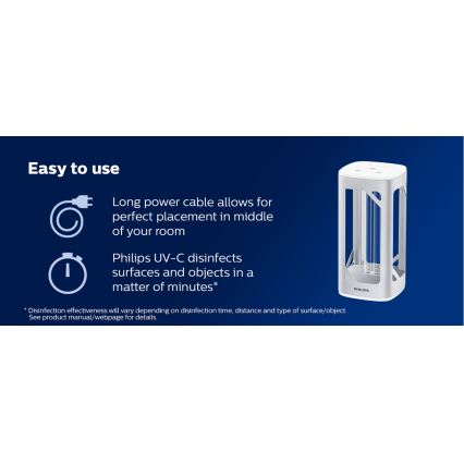 Philips - Desinfioiva germisidinen lamppu UV-C-anturin kanssa/24W/230V