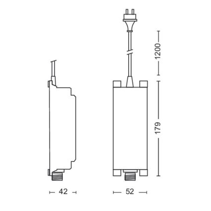 Philips - Virtalähde 48W/12/230V IP67