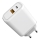Pikalatausadapteri Power Delivery 30W USB-C + USB-A valkoinen