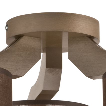 Seinävalaisin ANDREA 3xE27/60W/230V pyökki