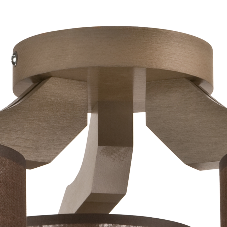 Seinävalaisin ANDREA 3xE27/60W/230V pyökki