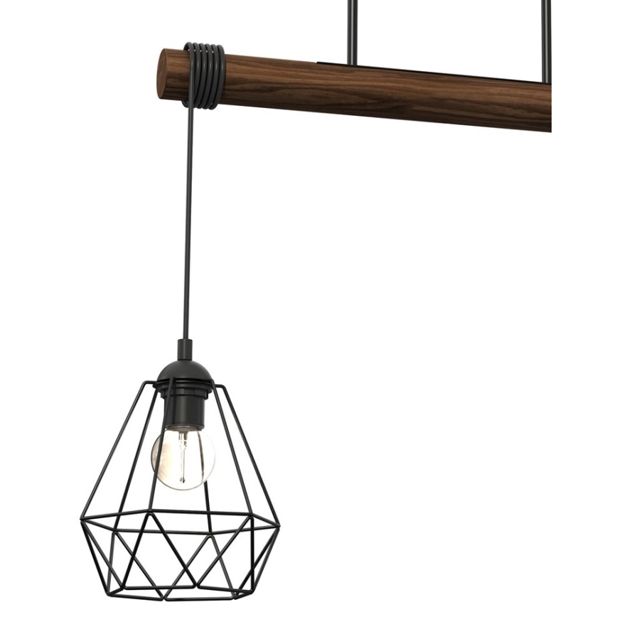Pinta-asennettava kattokruunu ACERO 3xE27/60W/230V