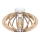 Pinta-asennettava kattokruunu EARTH 1xE27/60W/230V valkoinen/beige