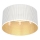 Pinta-asennettava kattokruunu LOFT SHADE 3xE27/60W/230V valkoinen/kulta