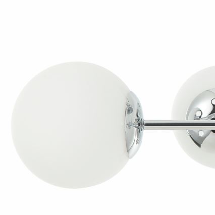 Pinta-asennettava kattokruunu MADDIE 4xE14/5W/230V kiiltävä kromi