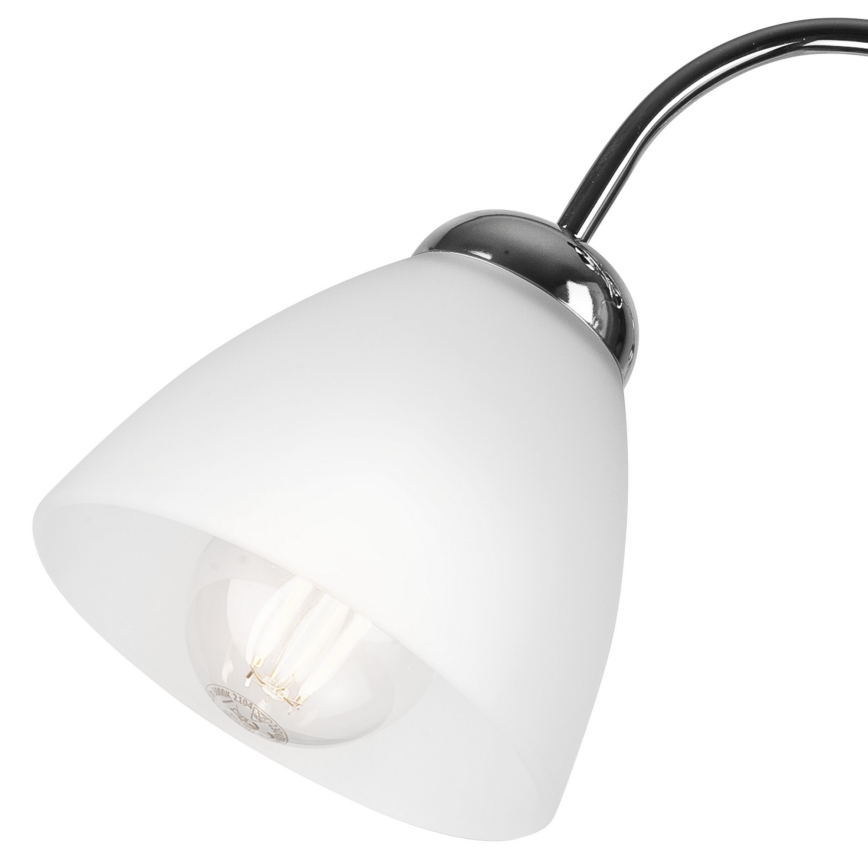 Pinta-asennettava kattokruunu MIRANDA 3xE27/60W/230V kiiltävä kromi