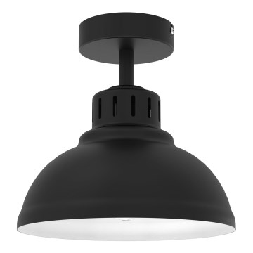 Pinta-asennettava kattokruunu SVEN 1xE27/15W/230V musta