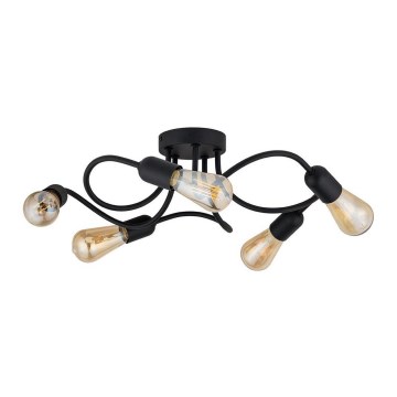 Pinta-asennettava kattokruunu WAVE 5xE27/60W/230V