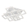 Pinta-asennettava kattovalaisin 9xLED/20W/230V valkoinen